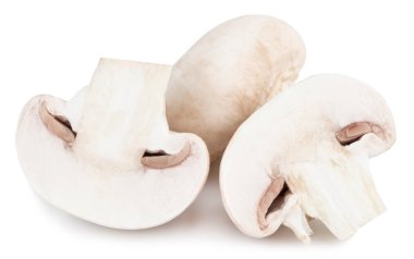  champignon izole üzerinde beyaz arka plan, kırpma yolu ile mantar.
