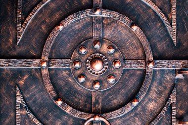 süslü Ferforje metal geçit dekorasyon unsurları