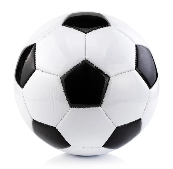 클리핑 패스와 흰색 배경에 고립 된 축구공 — 스톡 사진