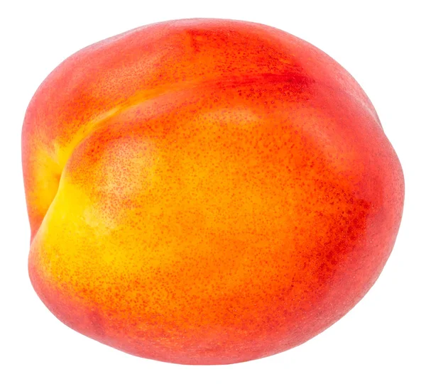 Nectarine fruit isolated on white background. Clipping Path — Stock Photo, Image