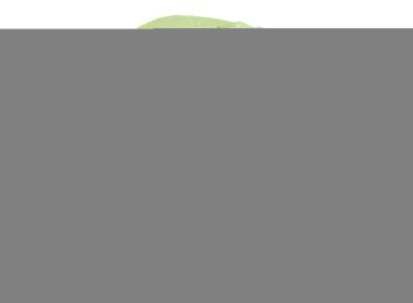 antep fıstığı dondurma cl ile beyaz arka plan yan görünümü kepçeler