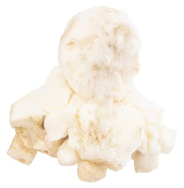 Patlamış mısır beyaz bir arka plan üzerinde izole. Kırpma Yolu