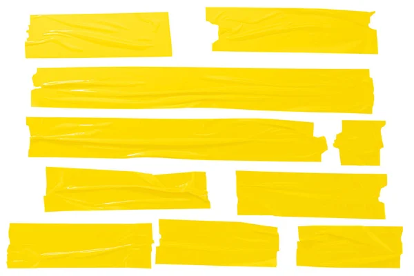 Beyaz arkaplanda izole edilmiş İskoç bant dilimleri.