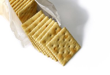 saltine kraker açık paket