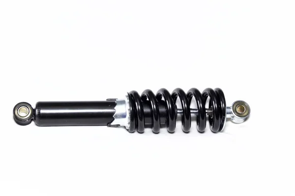 motorcycle shock absorber on white
