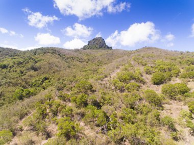 dajian dağın havadan görünümü. Tayvan
