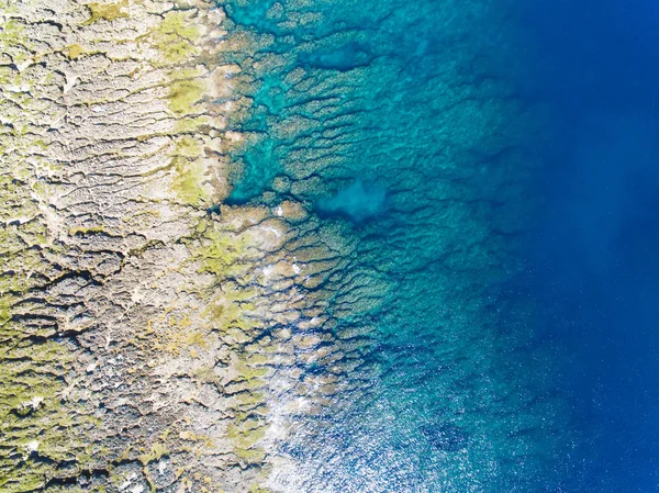 Aerial View Coastline Kenting National Park Taiwan — Stock Photo, Image