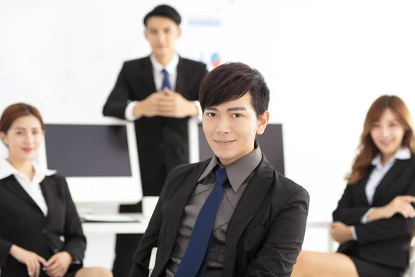 Portrait Successful Young Business Team Office — Stock Photo, Image