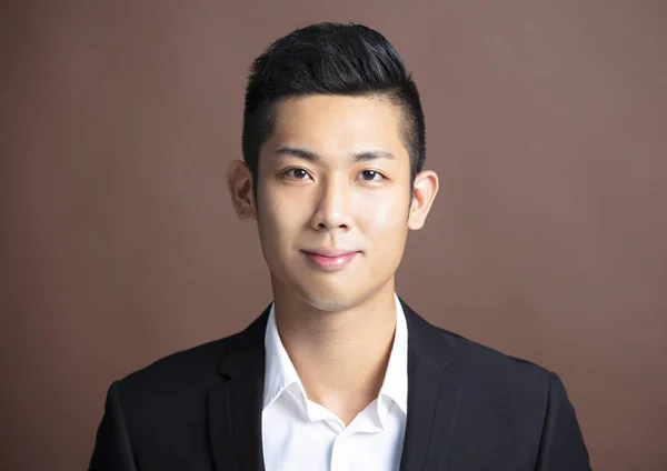 Portrait Handsome Asian Young Man — Stock Photo, Image