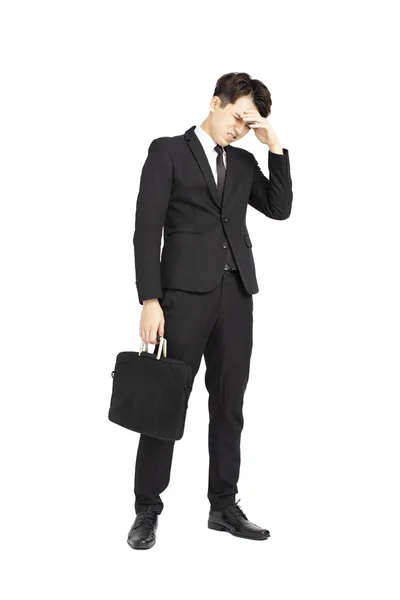 ストレスの下で若いビジネスマン Stresu — ストック写真