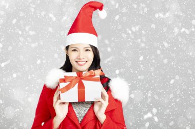 Bayan Noel hediye kutusu