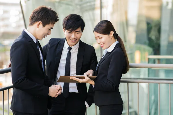 Business People Having Meeting Office Building — Stock Photo, Image