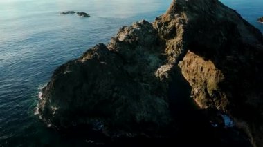 Tayvan 'daki yeşil adanın havadan görünüşü