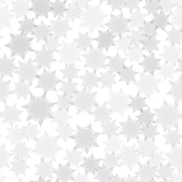 Einfache Transparente Schneeflocken Auf Weißem Hintergrund Design Für Dekor Drucke — Stockvektor