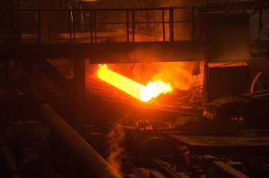 Fabrikada Çelik Boru İmalatı