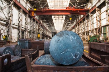 Ağır forgings bitkisi. Metal işi, metal işi.