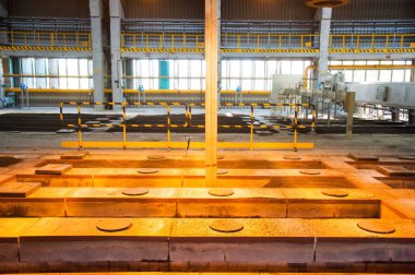 Döküm hücreli çağdaş büyük alüminyum dökümhanesi