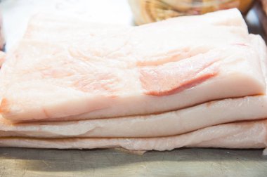 Bir kasapta et çeşitleri.