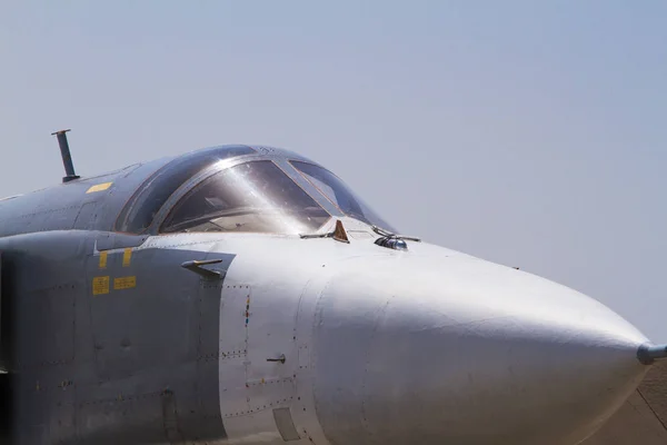 Military Jet Fighter Airfield Ready Fly — Stock Photo, Image