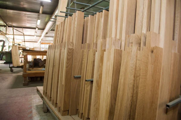 Столярные Производство Деревянных Дверей Окон Мебели — стоковое фото