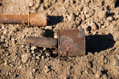 Kazılar sırasında Dünya Savaşı savaş alanında bulunan nesneler