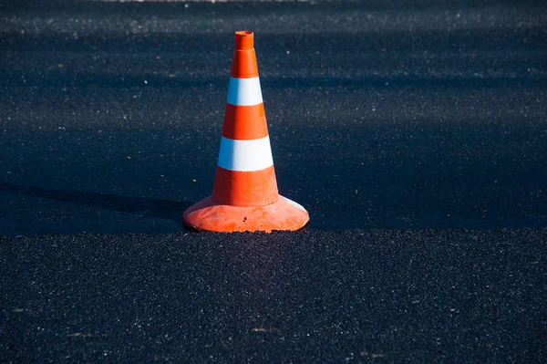 Los Rodillos Carretera Que Trabajan Nuevo Sitio Construcción Carreteras —  Fotos de Stock