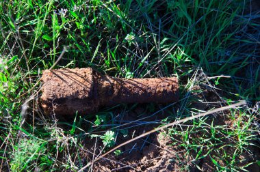 Kazılar sırasında savaş alanında bulunan nesneler