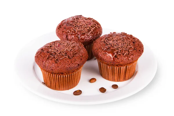 Chocolade muffins — Stockfoto