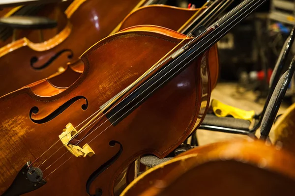 Sahne orkestra için hazır — Stok fotoğraf