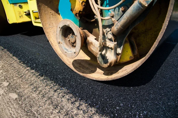 Construction of a new road — Stock Photo, Image