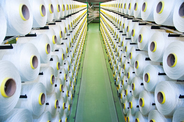 Industrial fabric production line