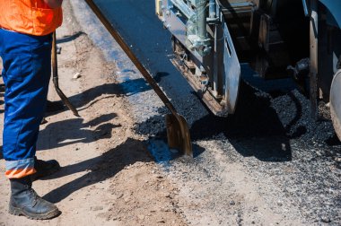 yol inşaat işçileri