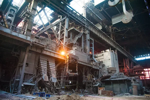 Old abandoned metallurgical plant — Stock Photo, Image