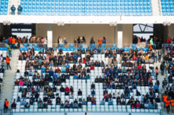 Homályos tömeg a nézők egy stadion — Stock Fotó