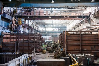 Eski terk edilmiş Metalurji tesisi