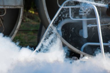 Yeni fabrikada azot depolama tankı