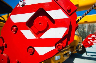 Sarı Teleskopik kollar ve büyük t ile mobil inşaat Vinçler