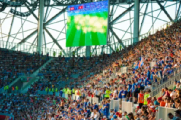 Verschwommene Zuschauermenge auf einem Stadion — Stockfoto