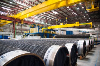 Deniz altı gaz boru hattı için çelik boru imalatı