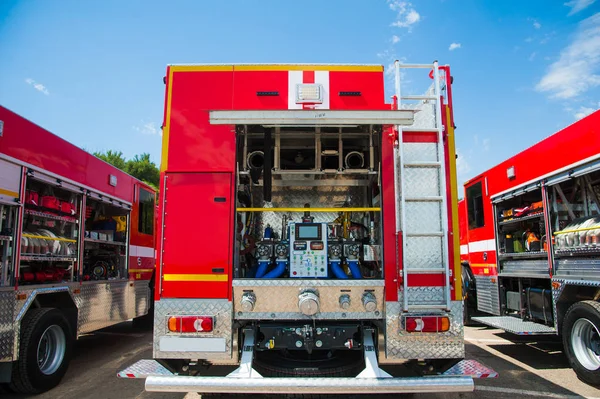 救援消防卡车设备 — 图库照片