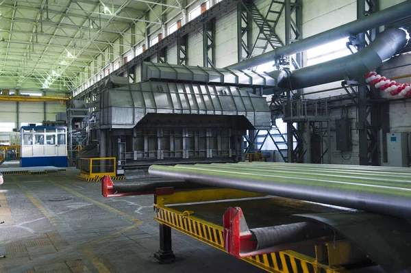 当代大型铝铸造厂 — 图库照片
