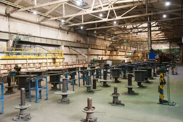 Pabrik produksi kabel — Stok Foto