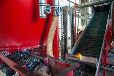 Eski ev aletleri geri dönüşüm için endüstriyel hat, seçim