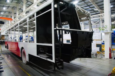 Otobüs üretimi için teknolojik hat. Otobüs üretimi