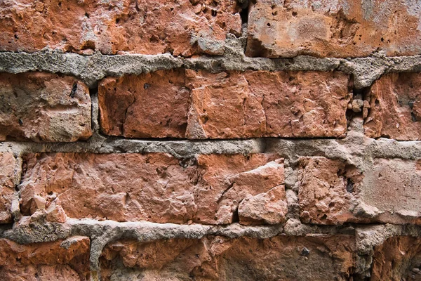 Eski Bir Dış Tuğla Duvarının Kapanışı — Stok fotoğraf