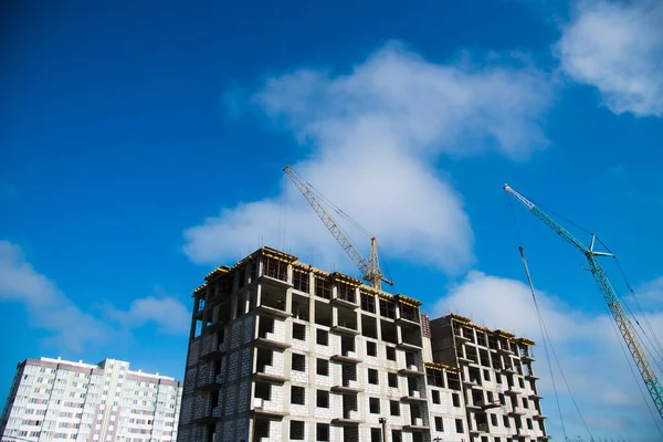 Multi Storey Building Construction Multi Storey Residential Building — Stock Photo, Image