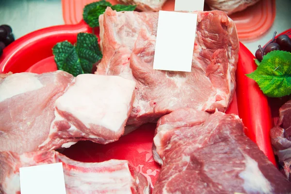 Sortiment Carne Măcelar — Fotografie, imagine de stoc