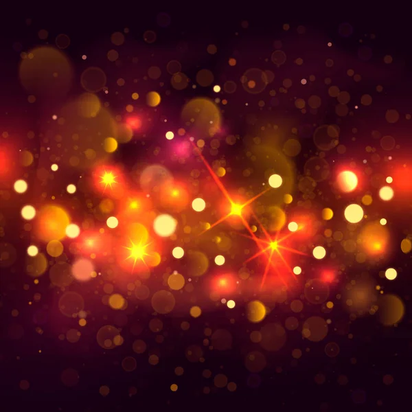 Glitzernder Bokeh-Hintergrund. Illustration von glitzernden Bokeh-Flecken auf dunklem Hintergrund. — Stockfoto