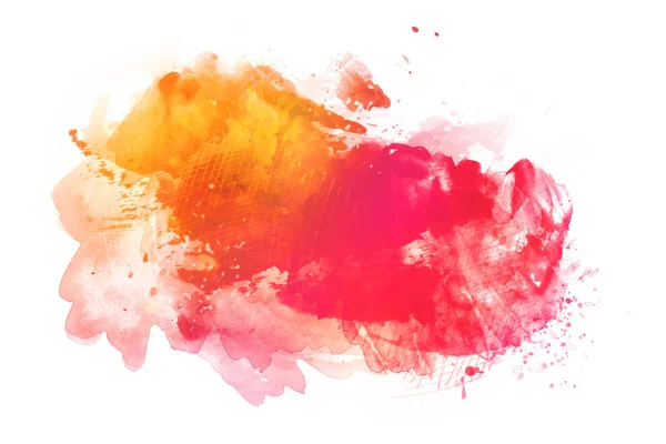 Colorful Watercolor Background Isolated White Big Size — Stock Photo, Image