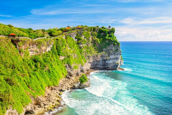 Landscape of Ocean Coast, colorful and beautiful place,  Uluwatu Temple, Bali, Indonesia, Big size